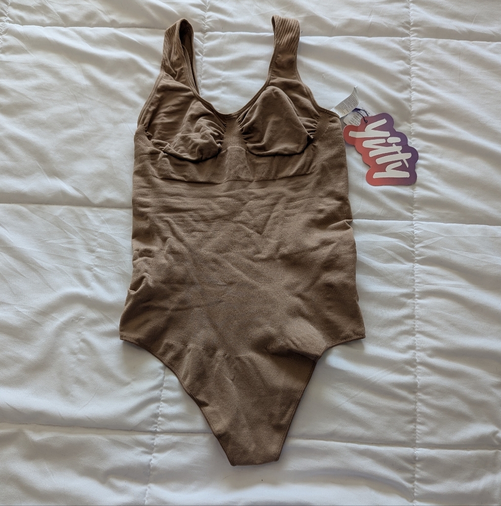 Fabletics Nearly Naked Shapewear Thong Bodysuit